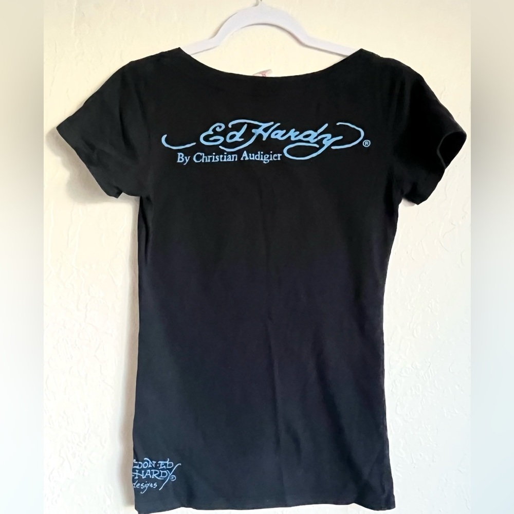 Y2K Ed Hardy Love Kills Slowly Tattooed Inked Tee By Christian Audigier … - Picture 12 of 14